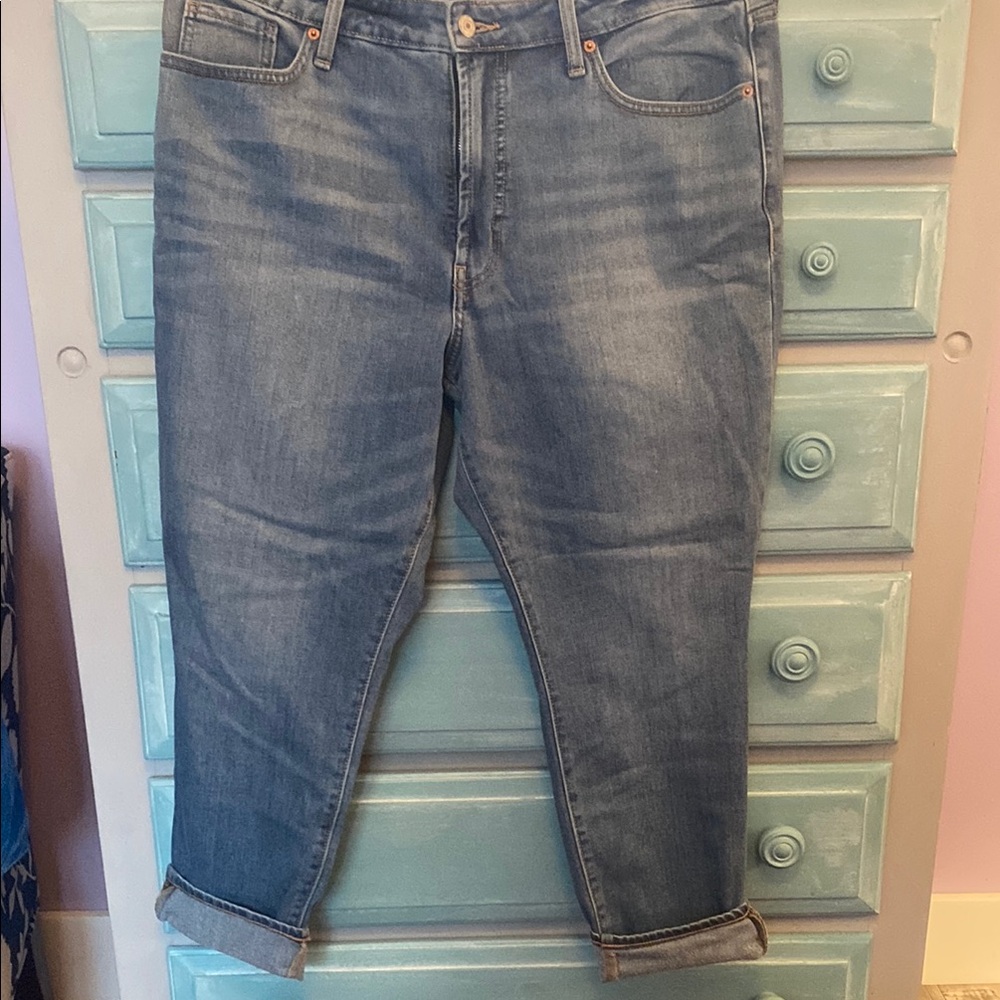 Old Navy Women's Straight Leg Jeans - Blue